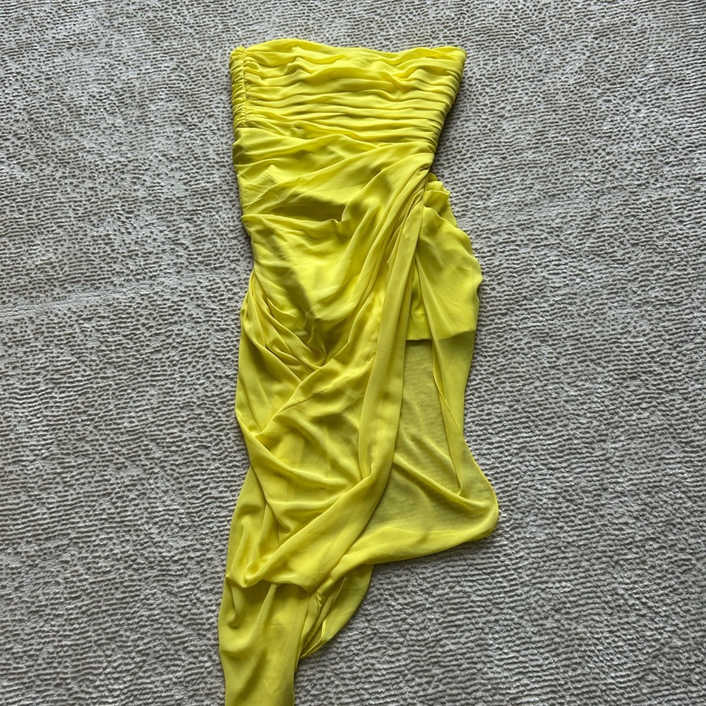 House of CB Bright Yellow Dress